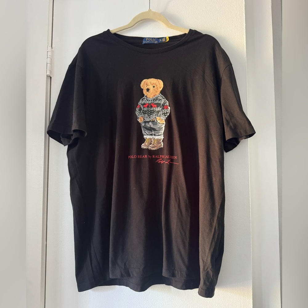 Ralph Lauren Polo Holiday Bear tee shirt xl